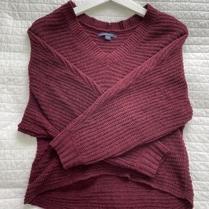 American Eagle cable knit sweater